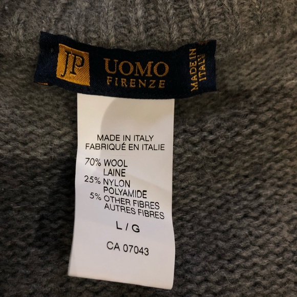 Men’s Italian wool cable knit sweater - Picture 2 of 7